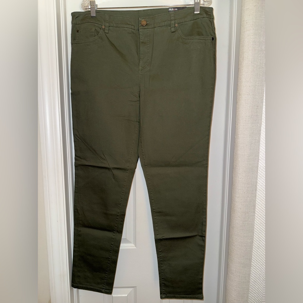 Olive Green Women's Jeans